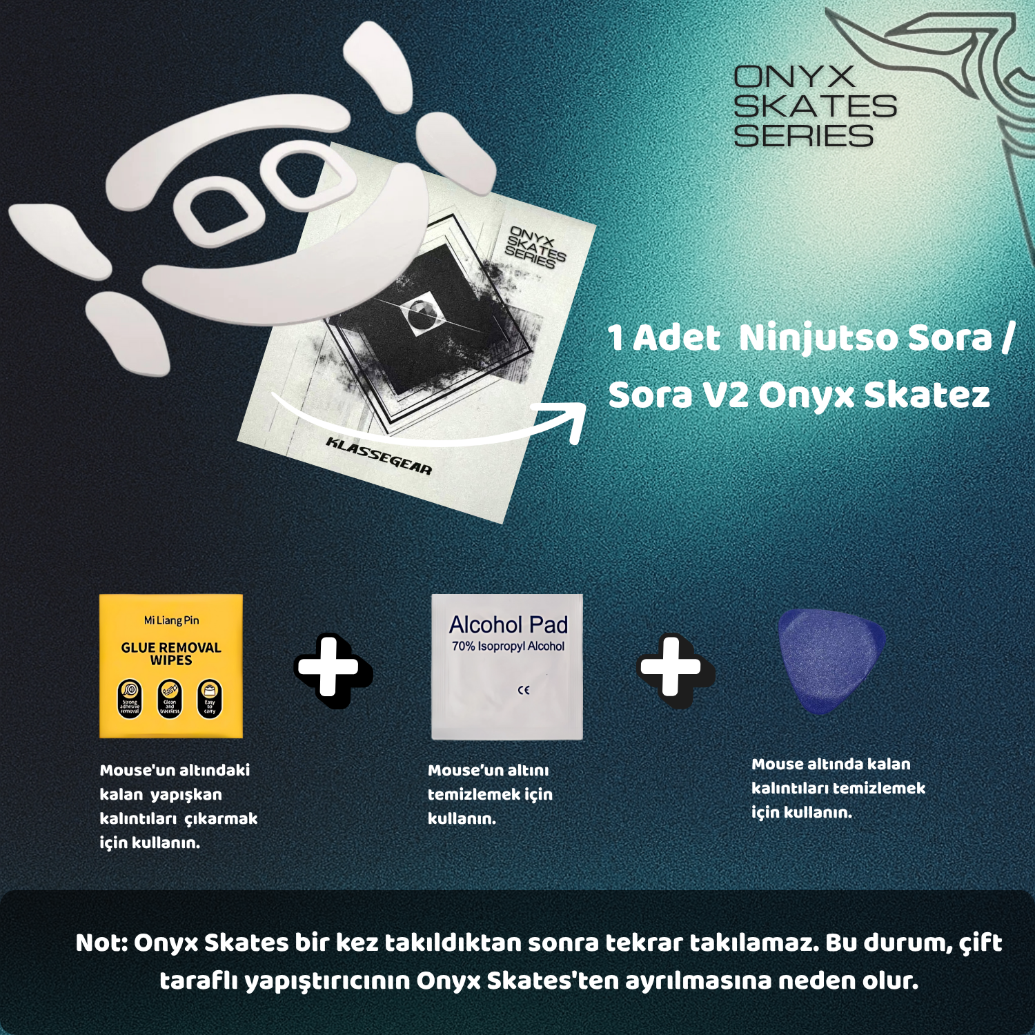 Ninjutso Sora / Sora V2 ile uyumlu Onyx Mouse Skate