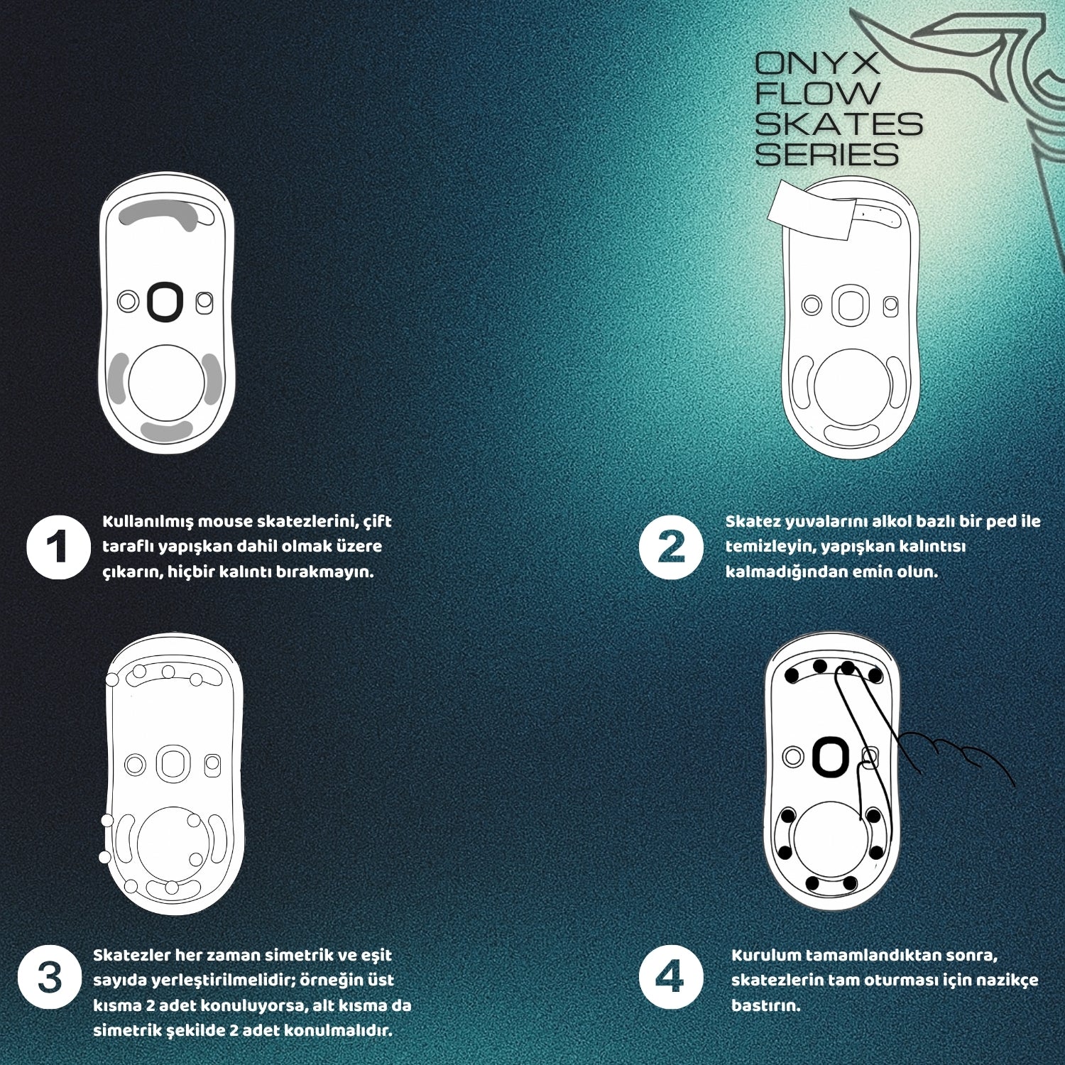 Onyx Flow Universal Dot Mouse Skate