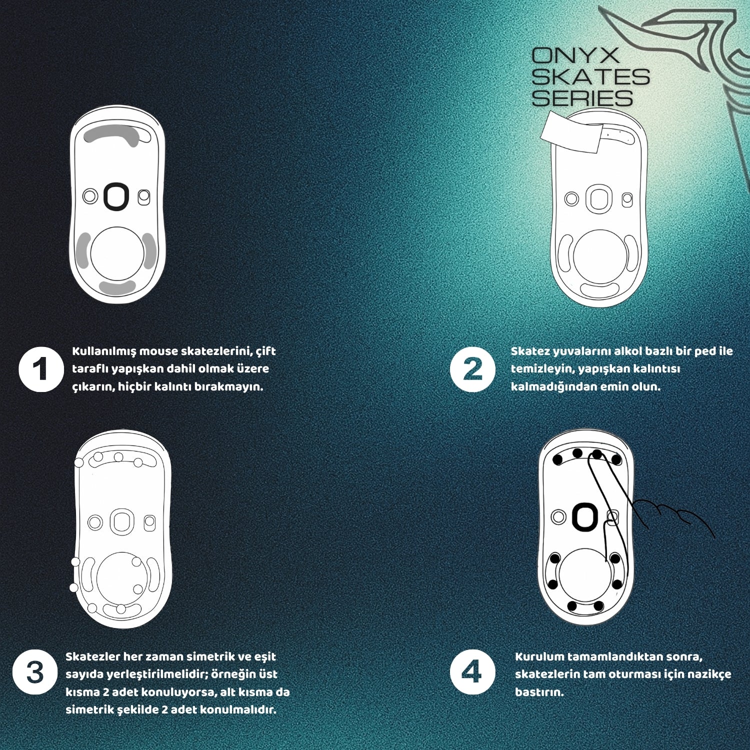 Onyx Universal Dot Mouse Skate