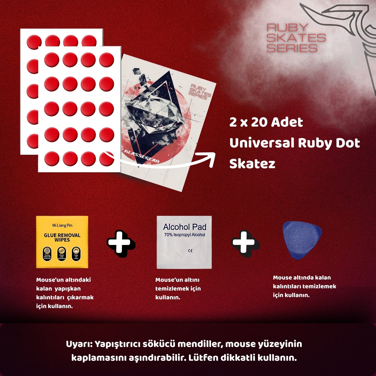 Ruby Universal Dot Mouse Skate