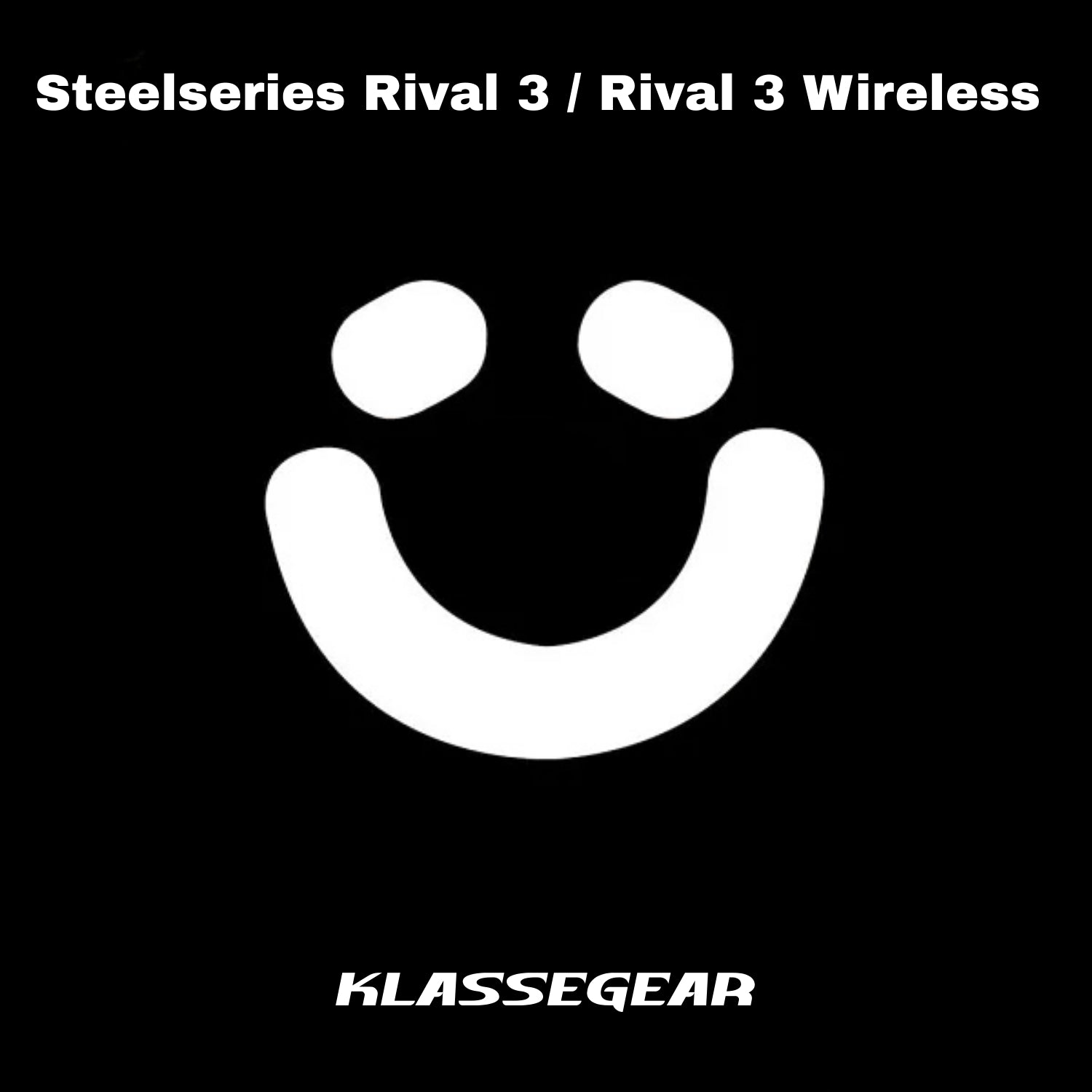 Steelseries Rival 3 / Rival 3 Wireless ile uyumlu Onyx Mouse Skate