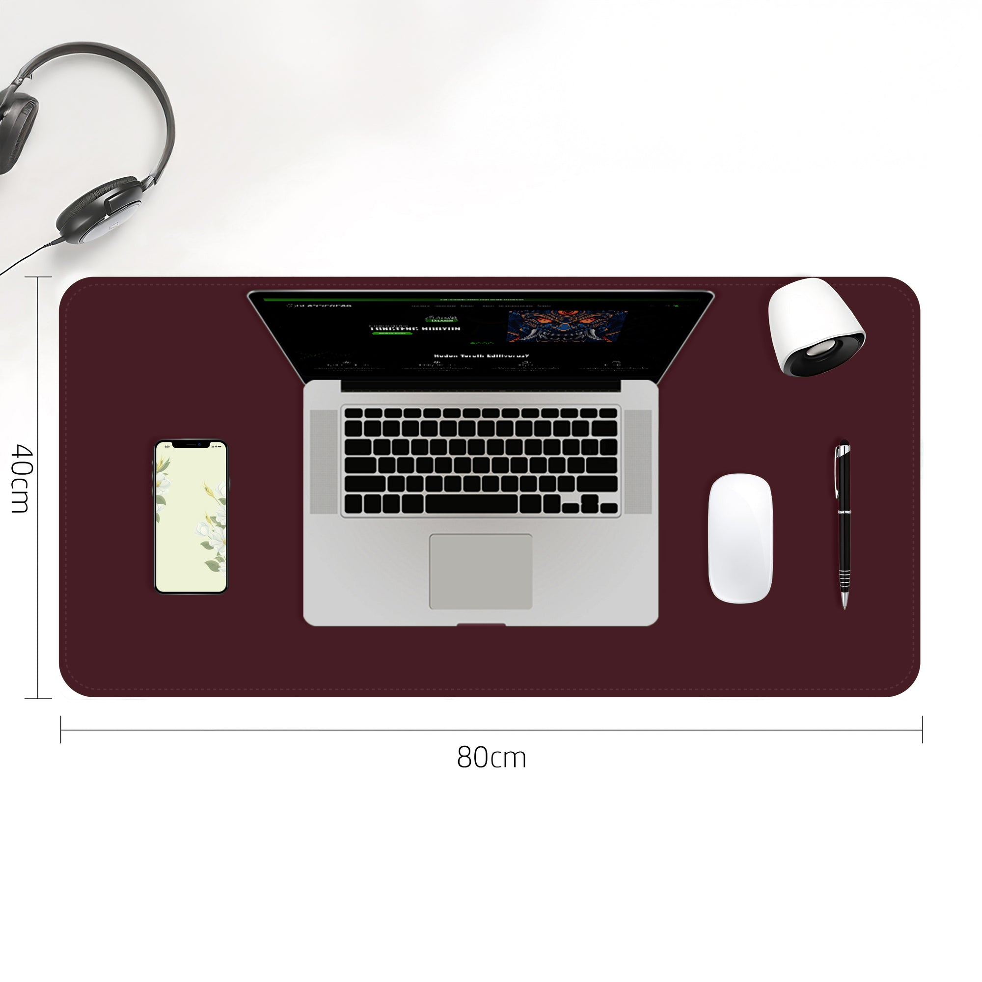 KlasseGear Premium Deri Sümen & Mouse Pad