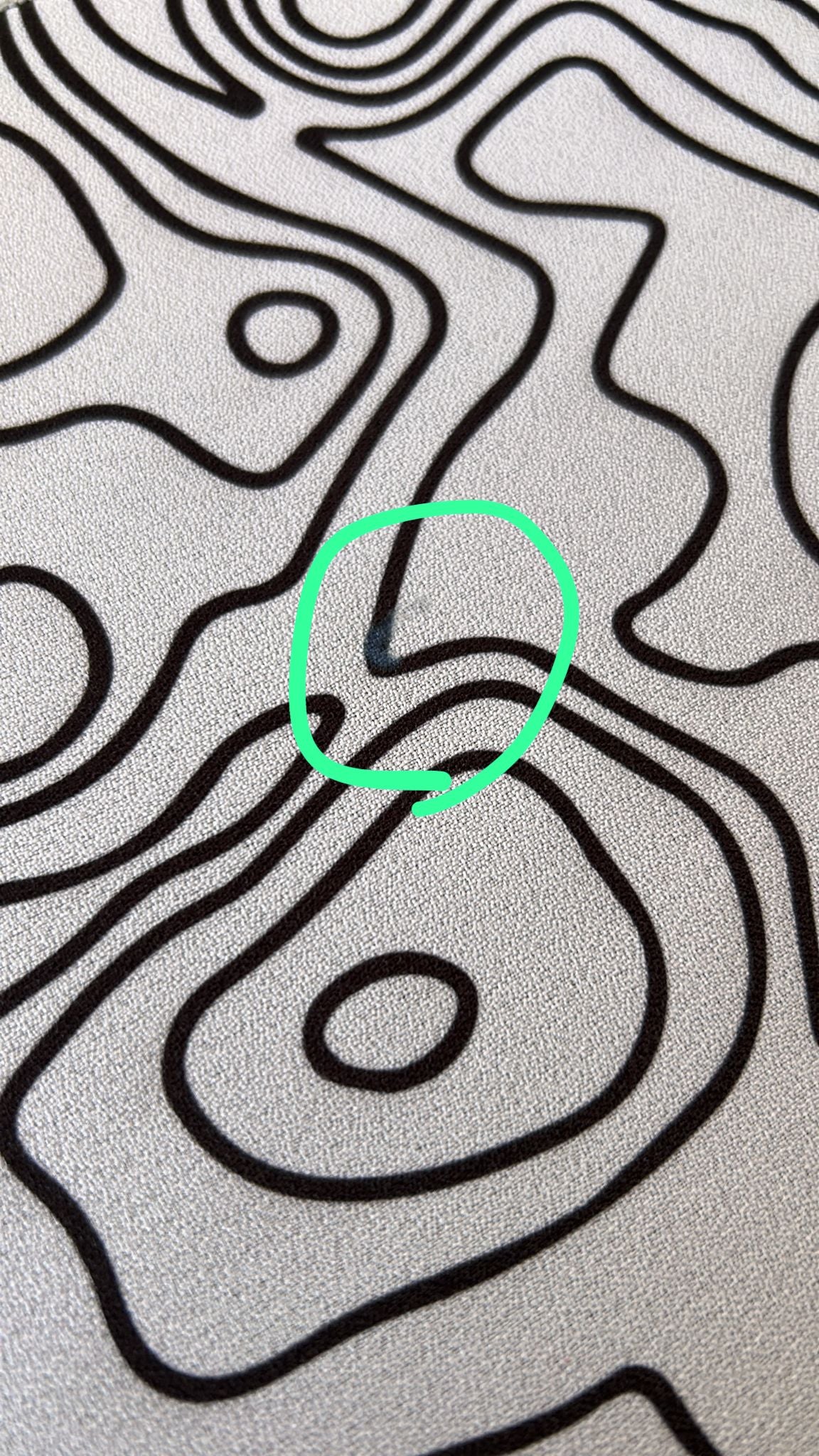 Klasse Longteng Huoyun Topography Lines Gaming Mousepad *Baskı Hatalı*