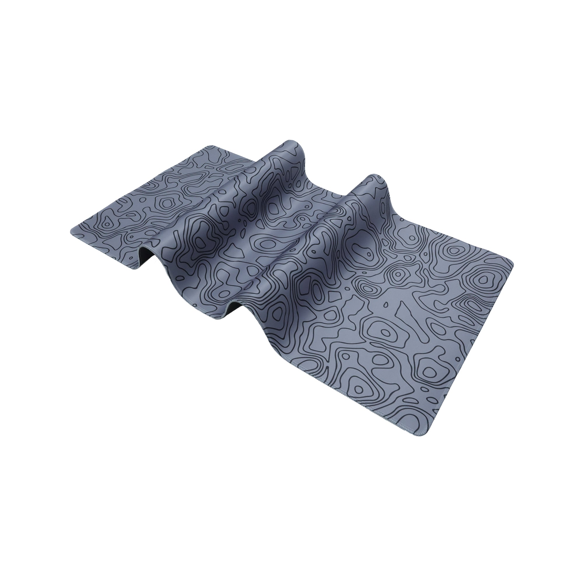 Pro Gray Map Lines 90x40 Gaming Mousepad