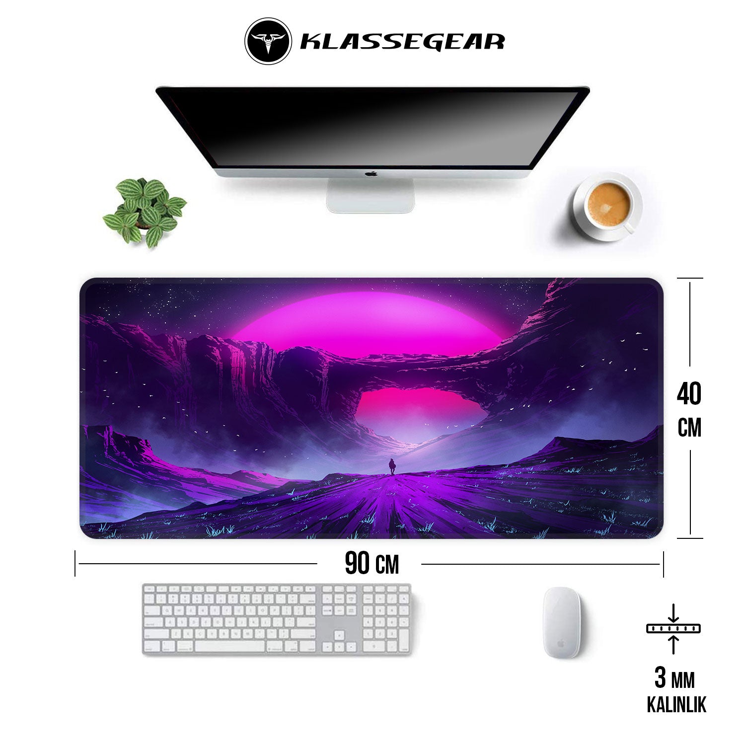 Pro Lunar Majesty 90x40 Gaming Mousepad