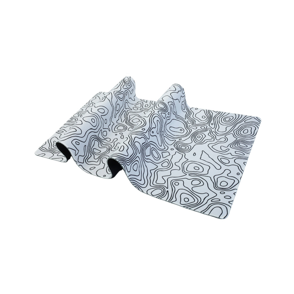 Pro White Map Lines 90x40 Gaming Mousepad