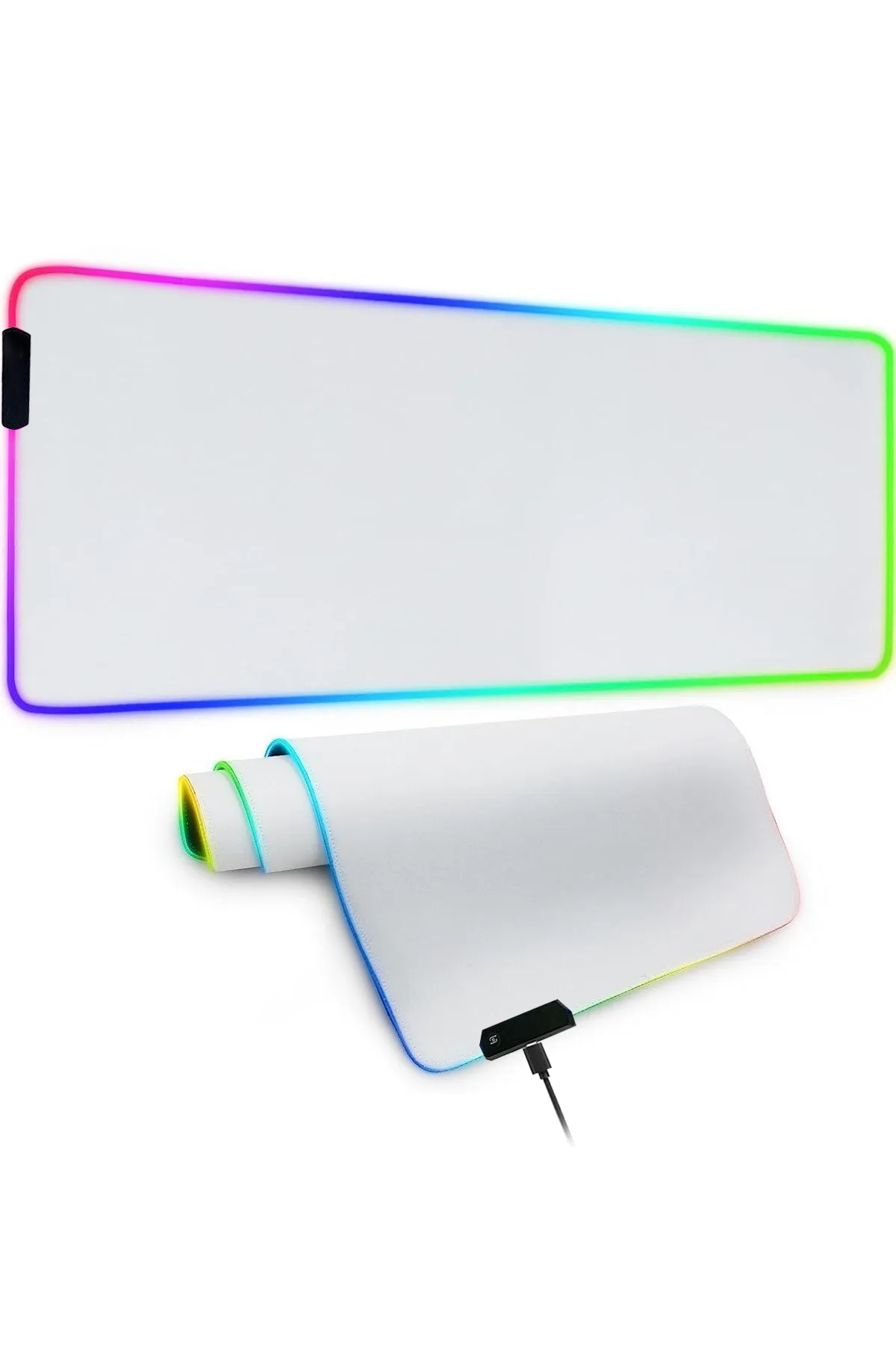 Beyaz RGB Mousepad