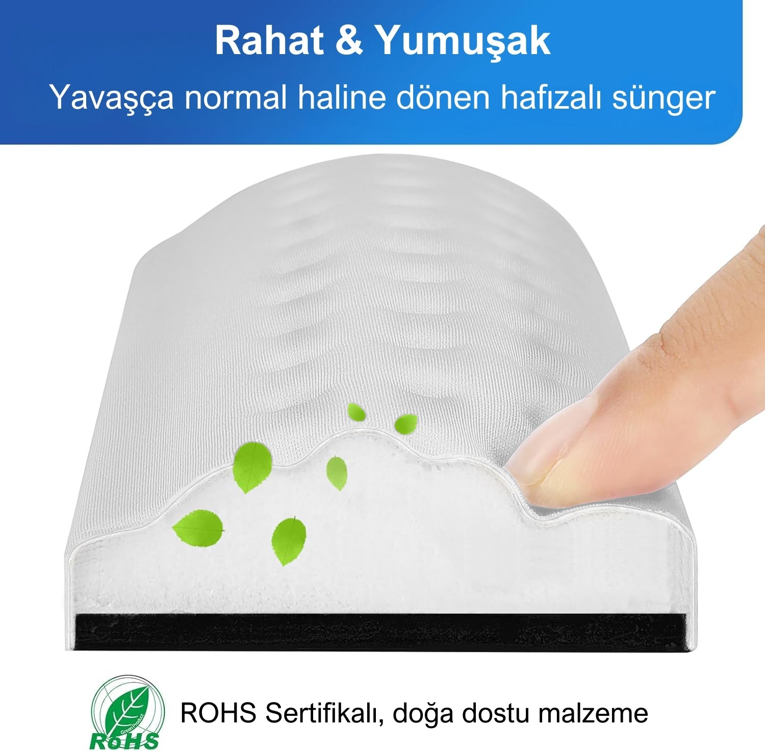 KlasseGear Ergonomik Visco Klavye ve Mouse Bilek Destek Seti