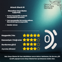 Attack Shark R1  ile uyumlu Onyx Mouse Skate-3