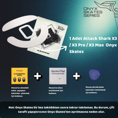 Attack Shark X3 / X3 Pro / X3 Max ile uyumlu Onyx Mouse Skate-4