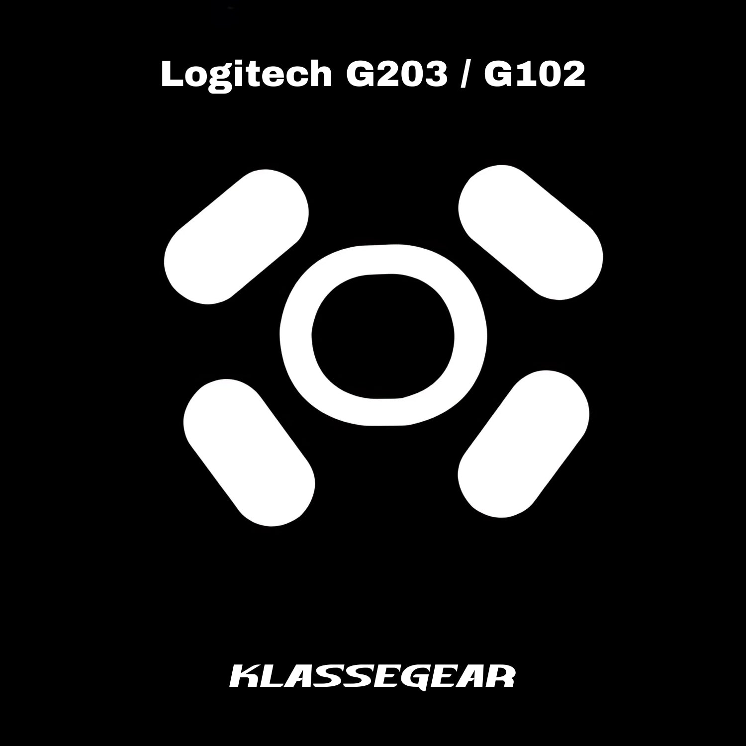 Logitech G203 / G102 ile uyumlu Onyx Mouse Skate