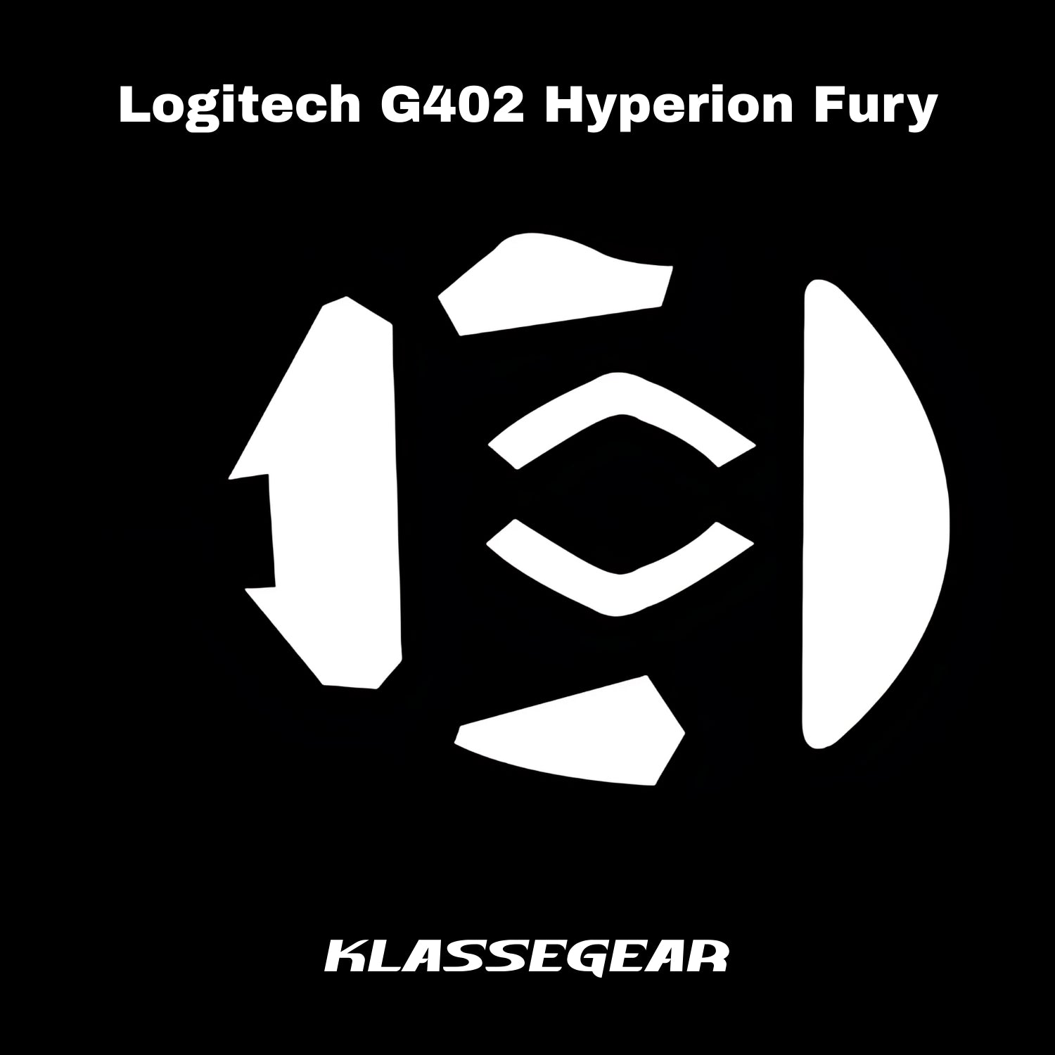 Logitech G402 Hyperion Fury ile uyumlu Onyx Mouse Skate