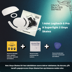 Logitech G Pro X Superlight 2 ile uyumlu Onyx Mouse Skate-4