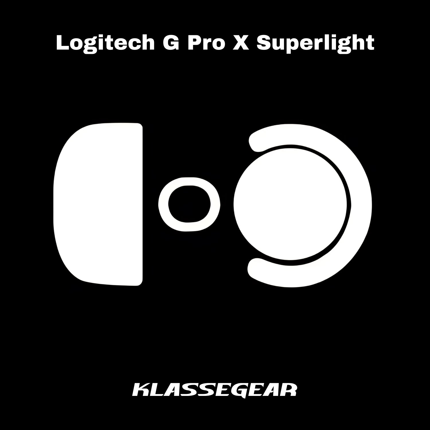 Logitech G Pro X Superlight ile uyumlu Onyx Mouse Skate-2