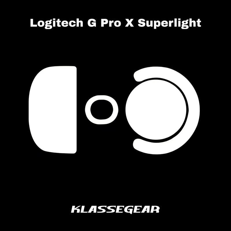 Logitech G Pro X Superlight ile uyumlu Onyx Mouse Skate-2