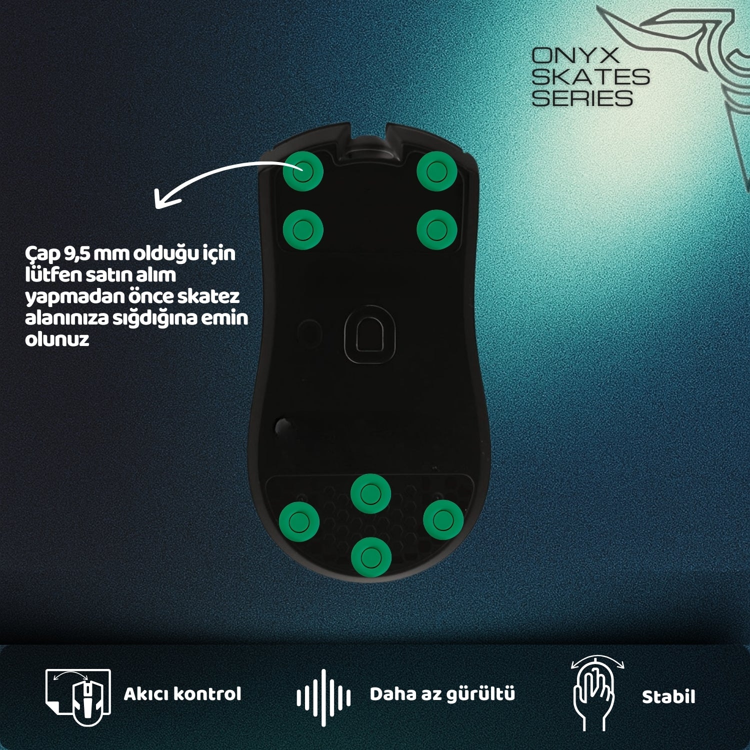 Onyx Flow Universal Donut Mouse Skate