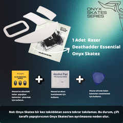 Razer Deathadder Essential ile uyumlu Onyx Mouse Skate-4