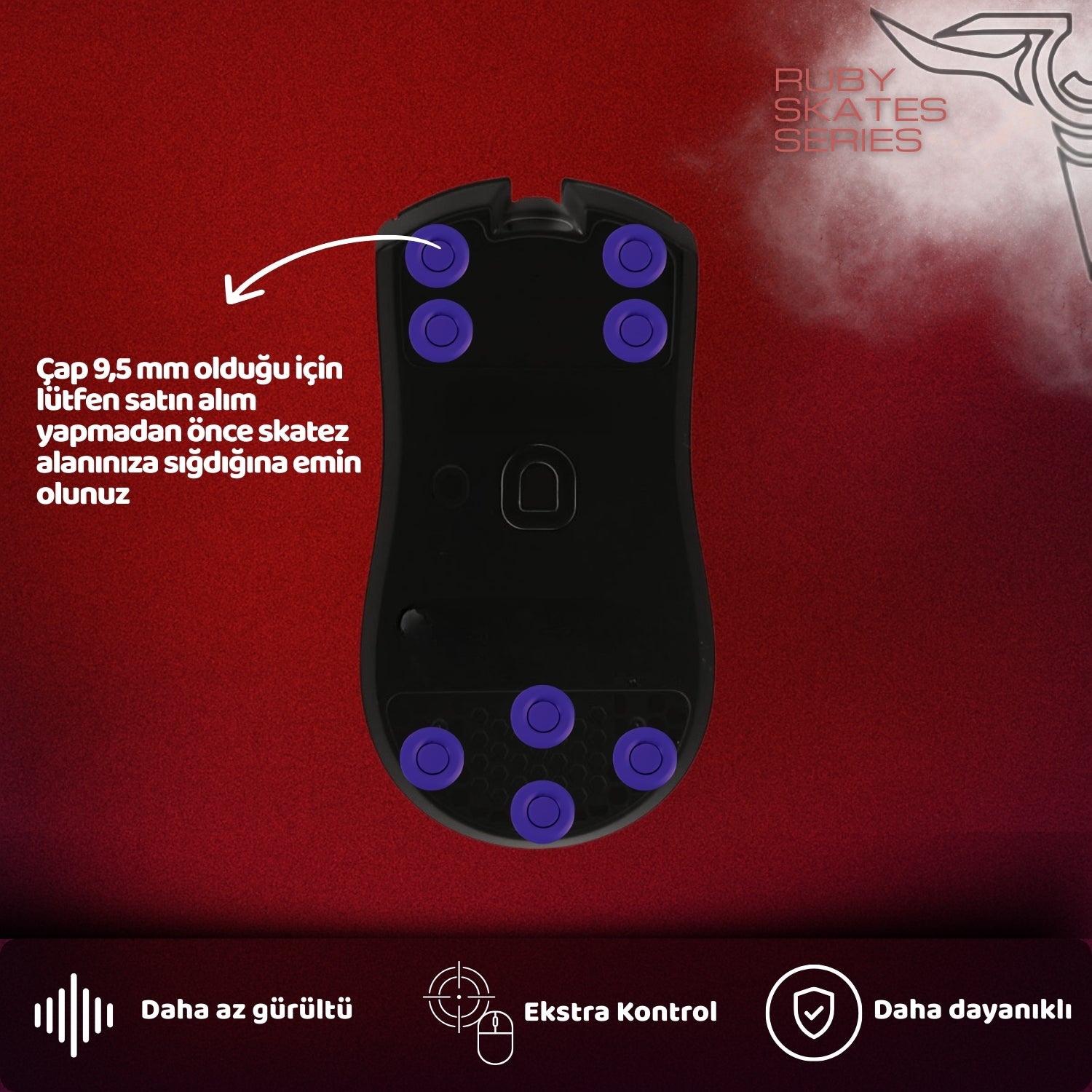 Ruby Flow Universal Donut Mouse Skate