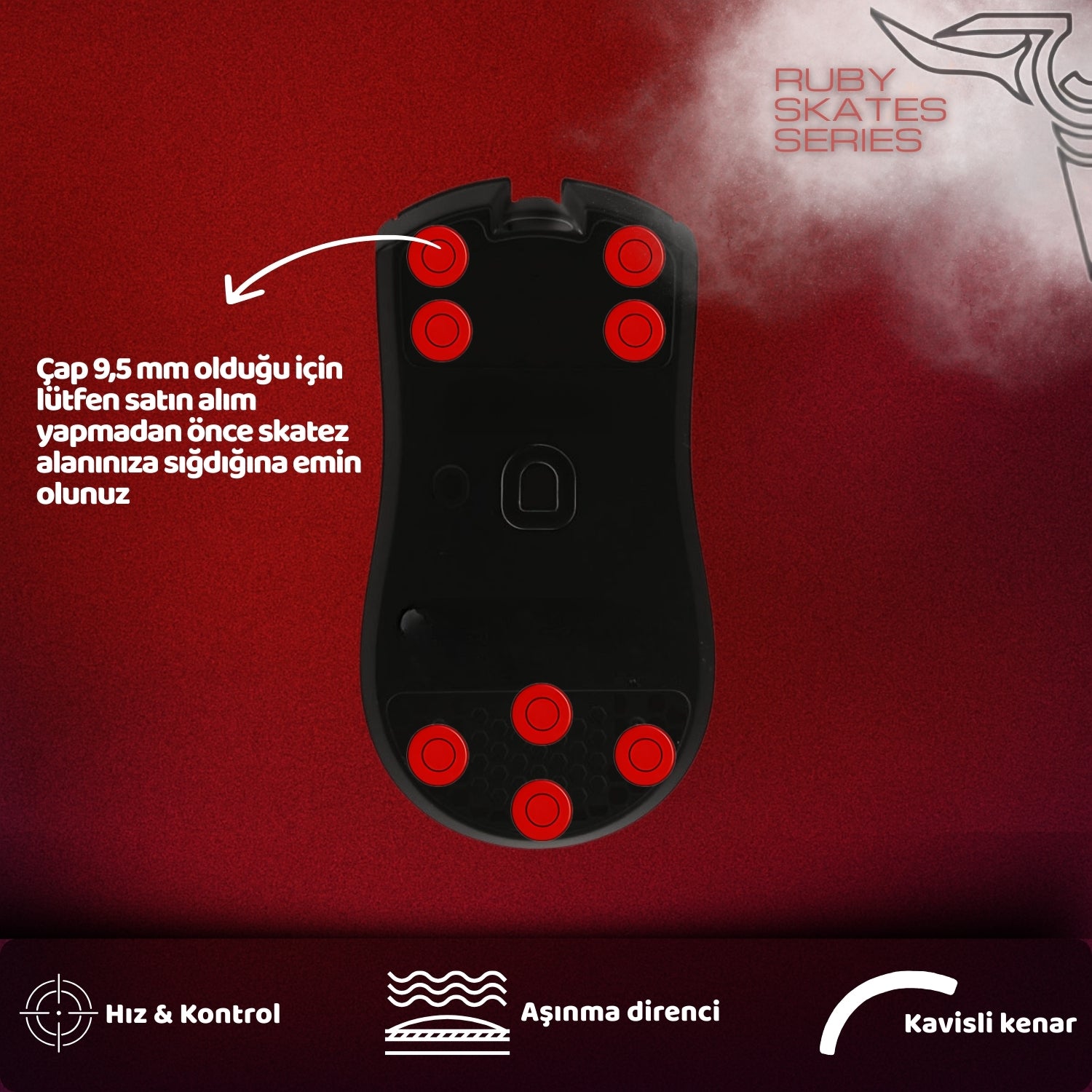 Ruby Universal Donut Mouse Skate