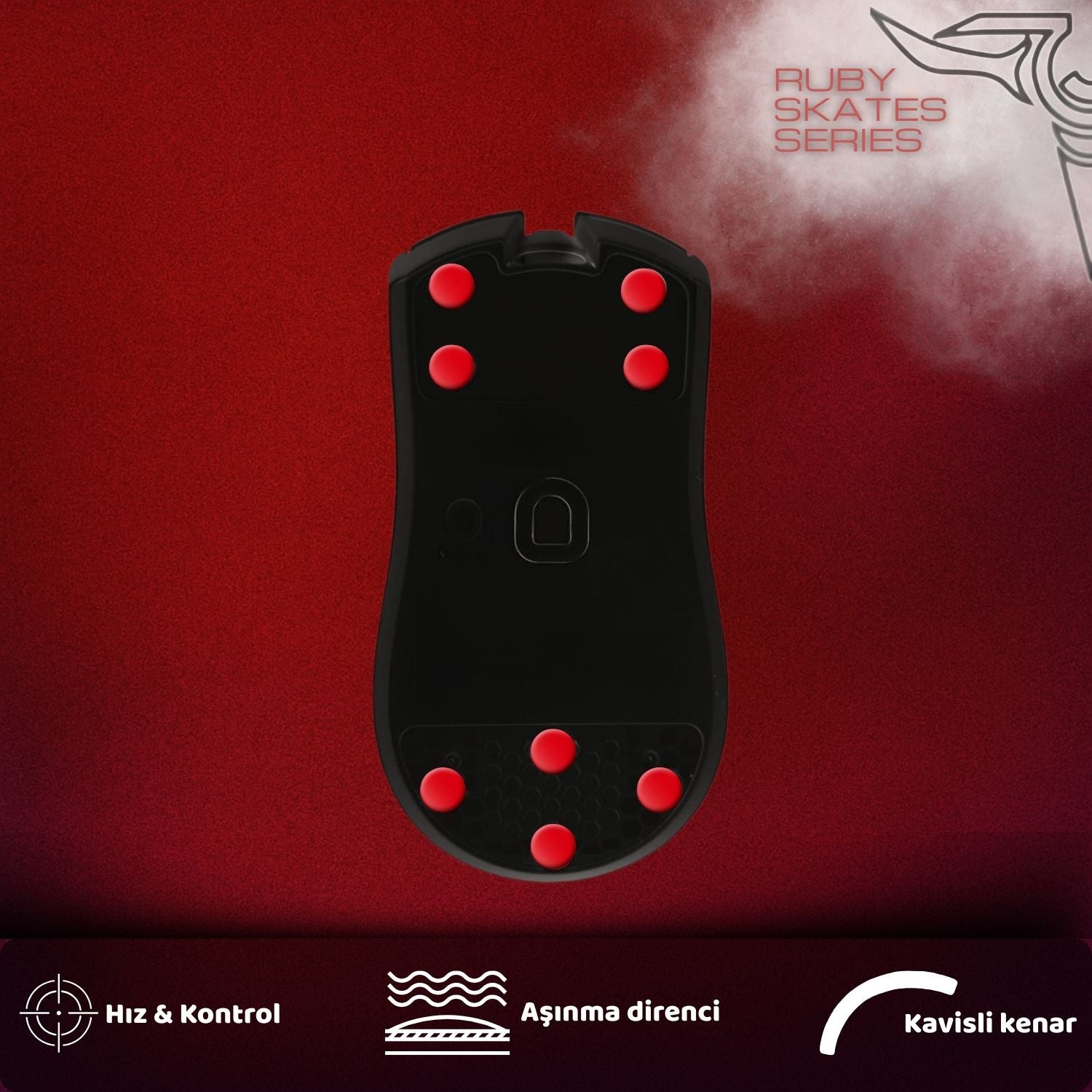 Ruby Universal Dot Mouse Skate-2