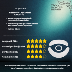 Scyrox V8 ile uyumlu Onyx Mouse Skate-3