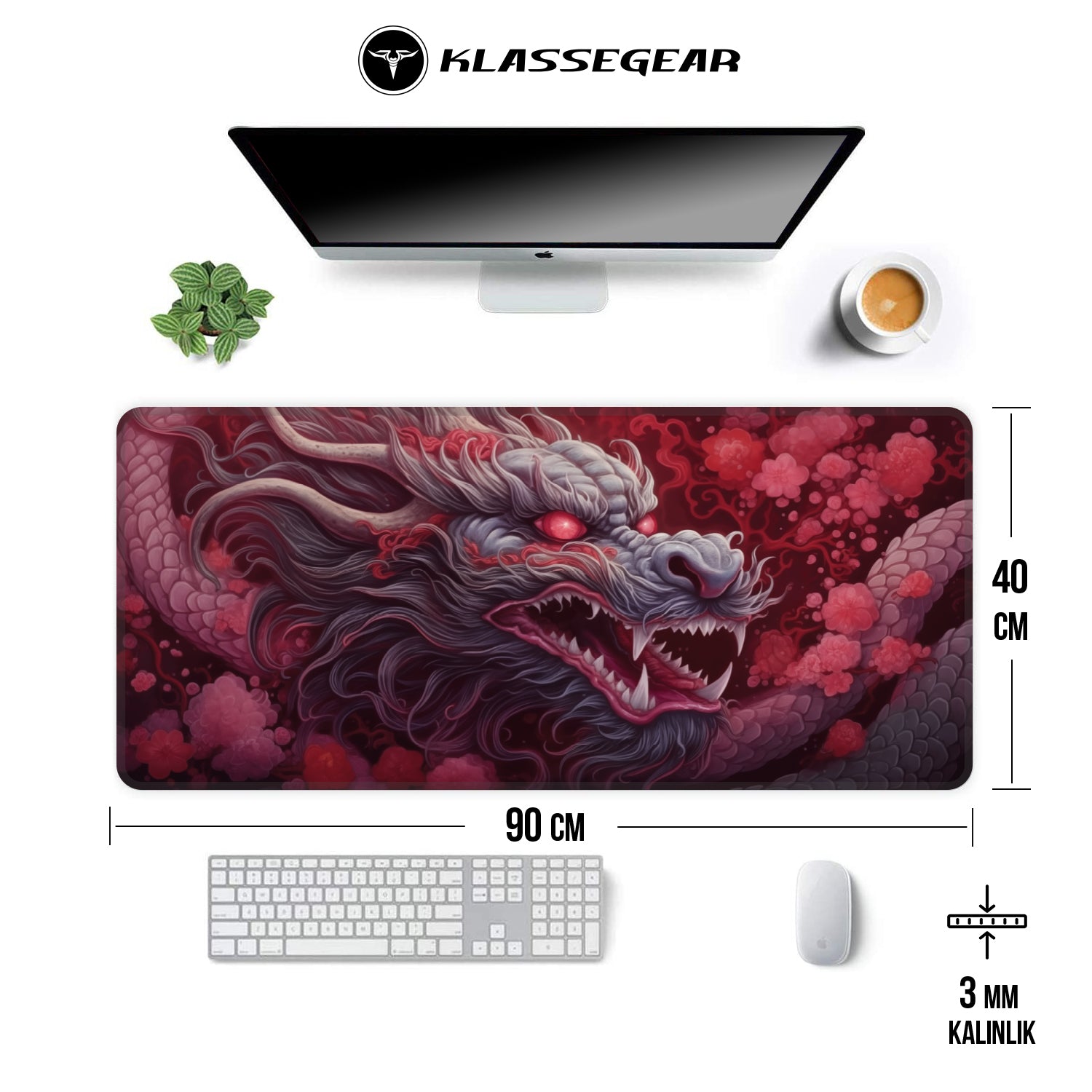 Pro Fury Longhua 90x40 Gaming Mousepad