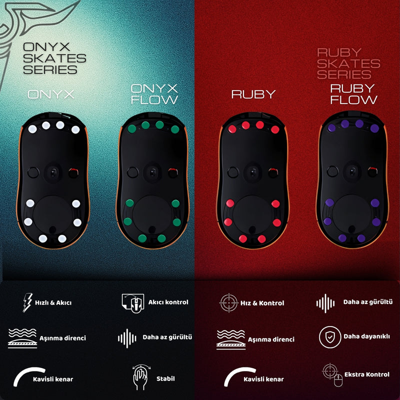 Onyx & Ruby Universal Dot Mouse Skate Deneme Paketi-2