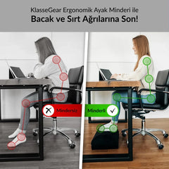 KlasseGear Ergonomik Visco Ayak Minderi-2