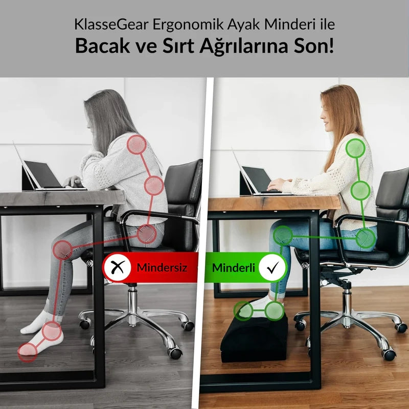 KlasseGear Ergonomik Visco Ayak Minderi