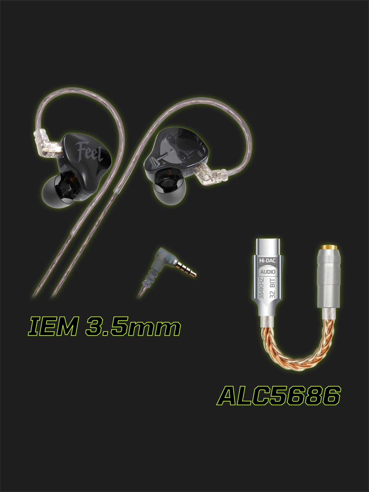 KlasseGear Feel IEM & ALC5686 E-Spor Ses Paketi