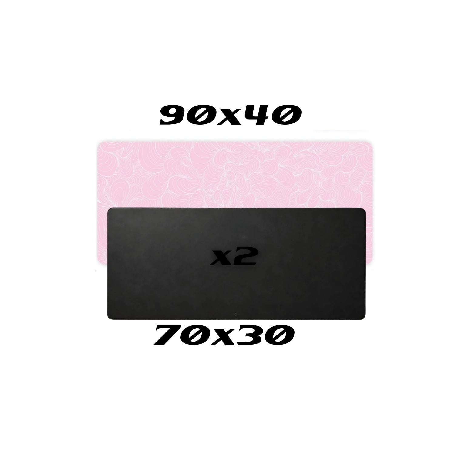 Klasse Pro Gaming Mousepad Paradox Pembe & Black Edition x2 *Baskı Hatalı*